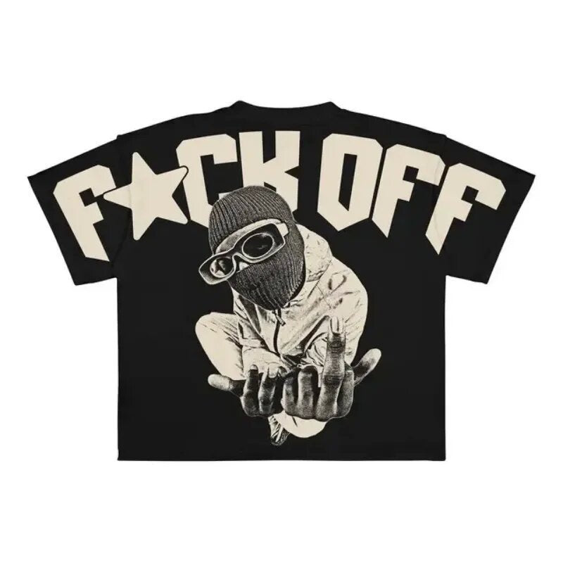 Y2g Harajuku T-shirt Men Hip Hop Gothic Graphic T-shirt - DATNEWDRIP