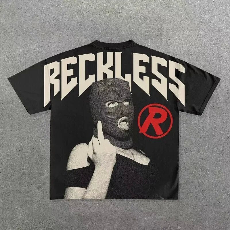 Y2g Harajuku T-shirt Men Hip Hop Gothic Graphic T-shirt - DATNEWDRIP