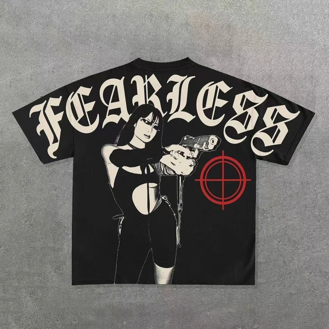 Y2g Harajuku T-shirt Men Hip Hop Gothic Graphic T-shirt - DATNEWDRIP