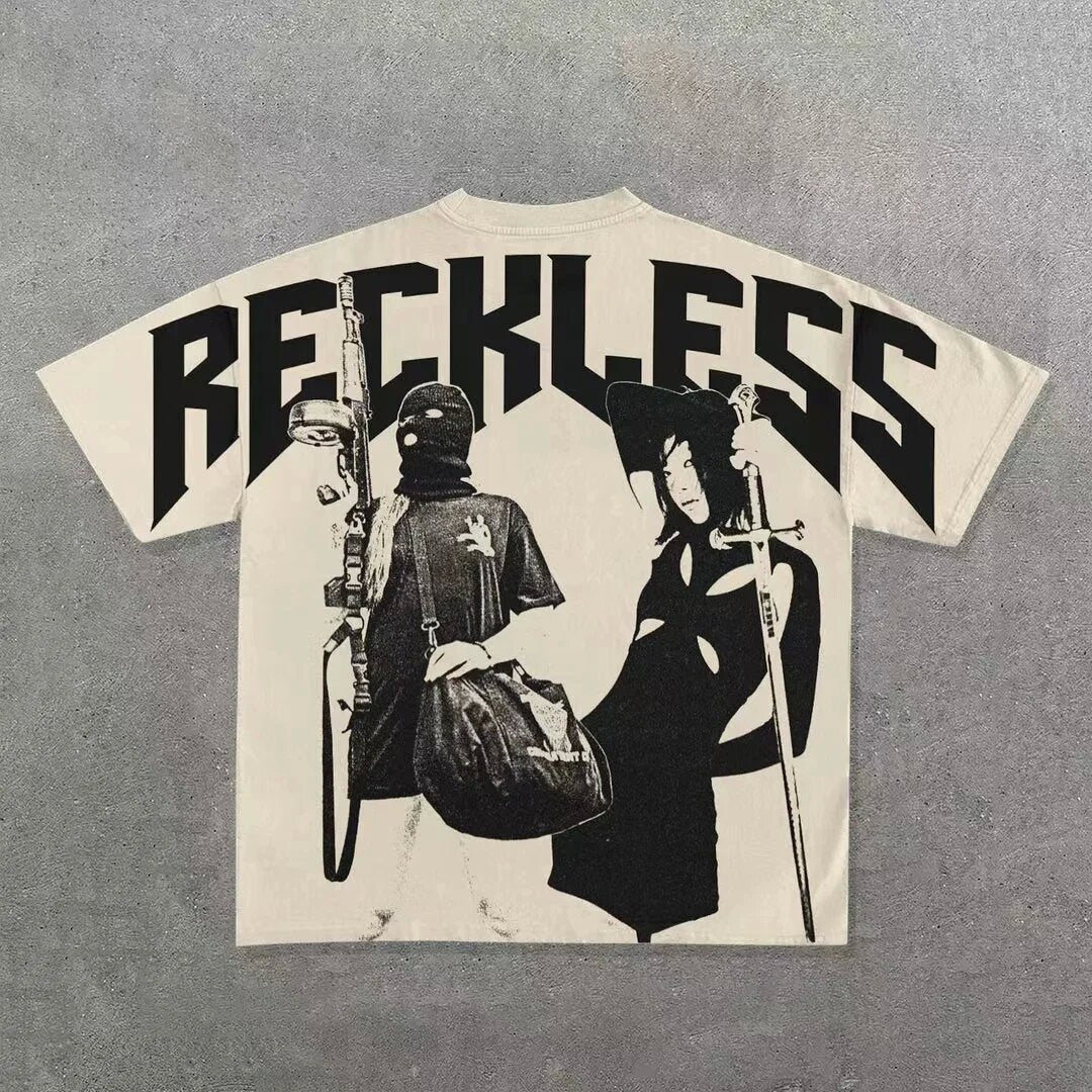 Y2g Harajuku T-shirt Men Hip Hop Gothic Graphic T-shirt - DATNEWDRIP
