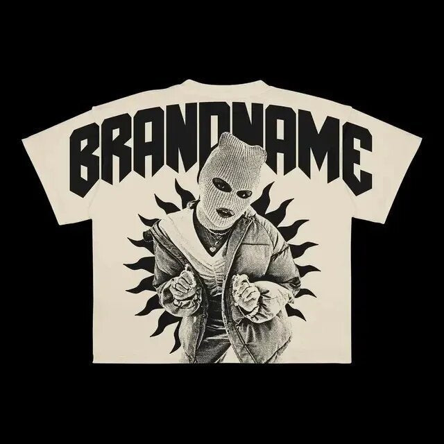 Y2g Harajuku T-shirt Men Hip Hop Gothic Graphic T-shirt - DATNEWDRIP