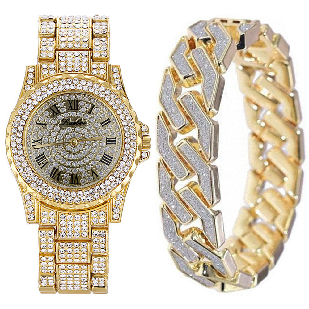 Iced Out Octagon Punk Watch