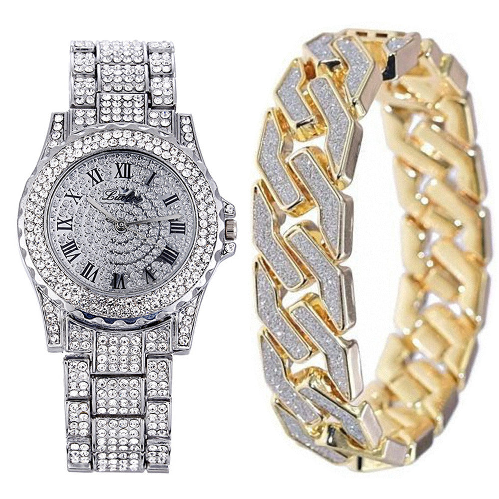 Iced Out Octagon Punk Watch