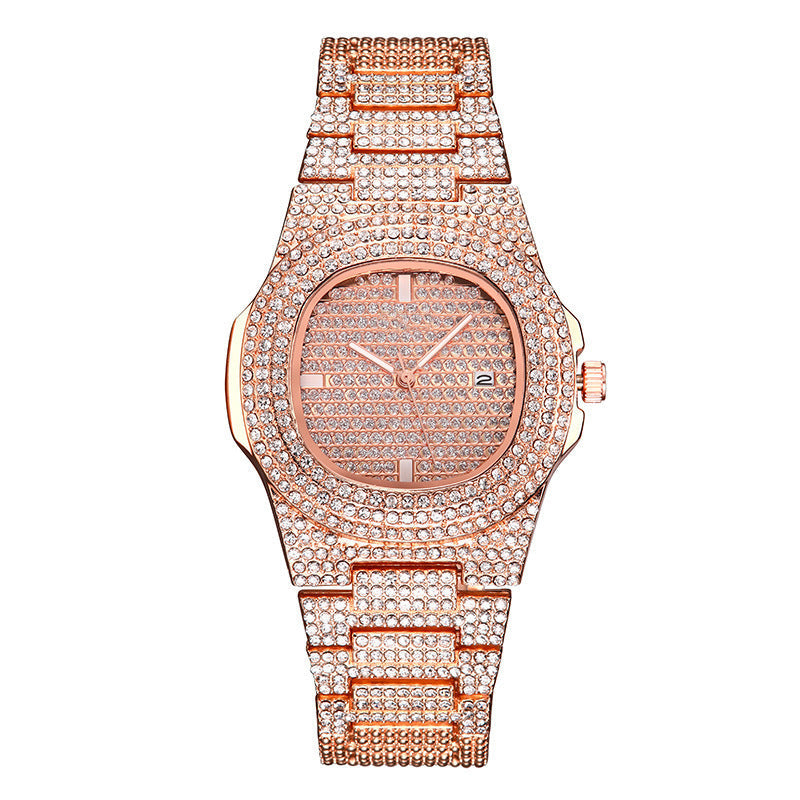 Iced Out Octagon Punk Watch