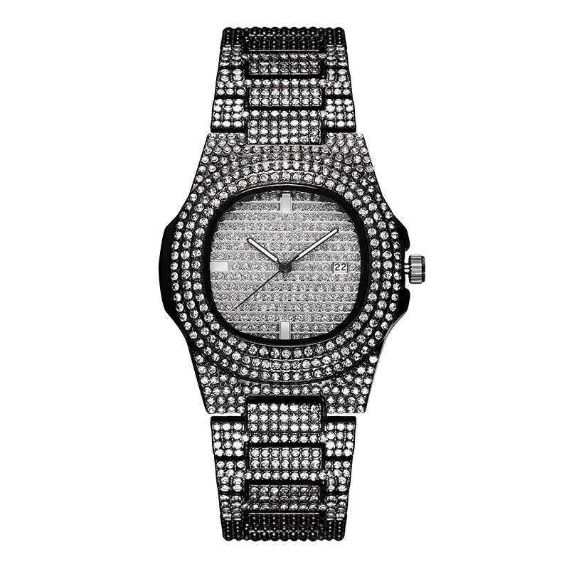 Iced Out Octagon Punk Watch
