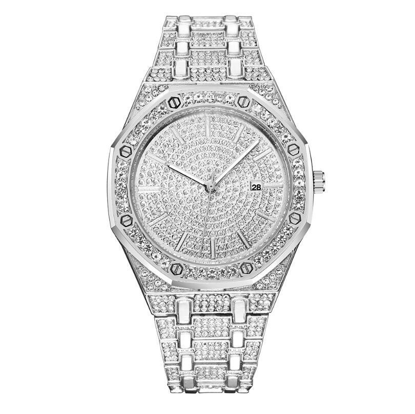 Iced Out Octagon Punk Watch