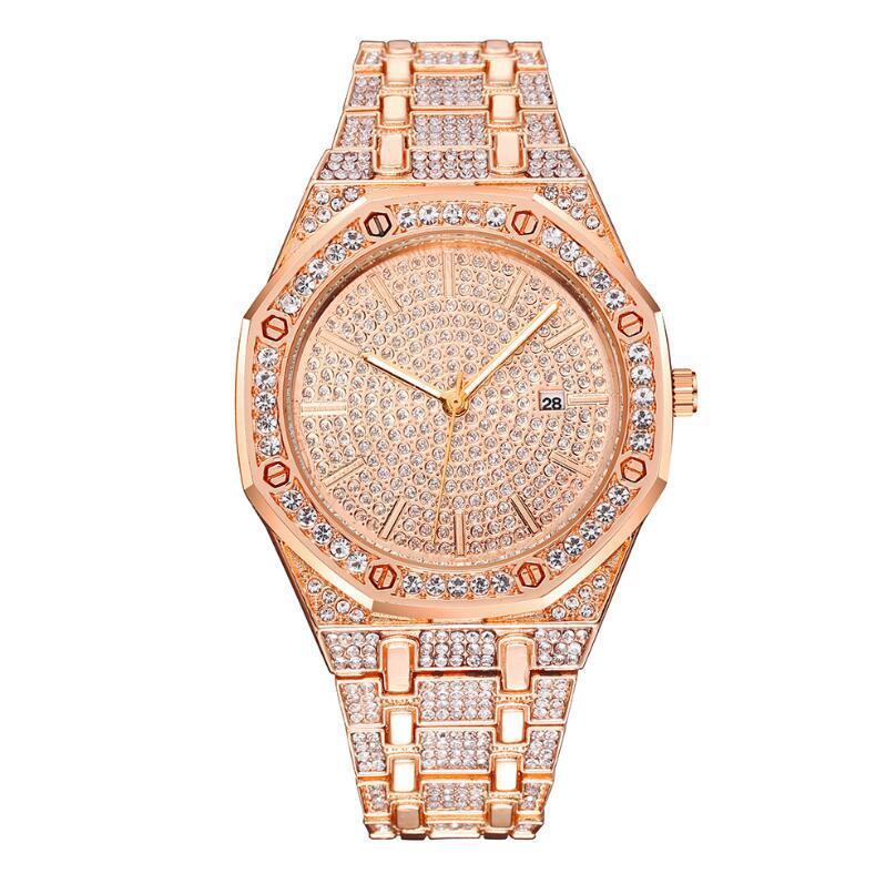 Iced Out Octagon Punk Watch