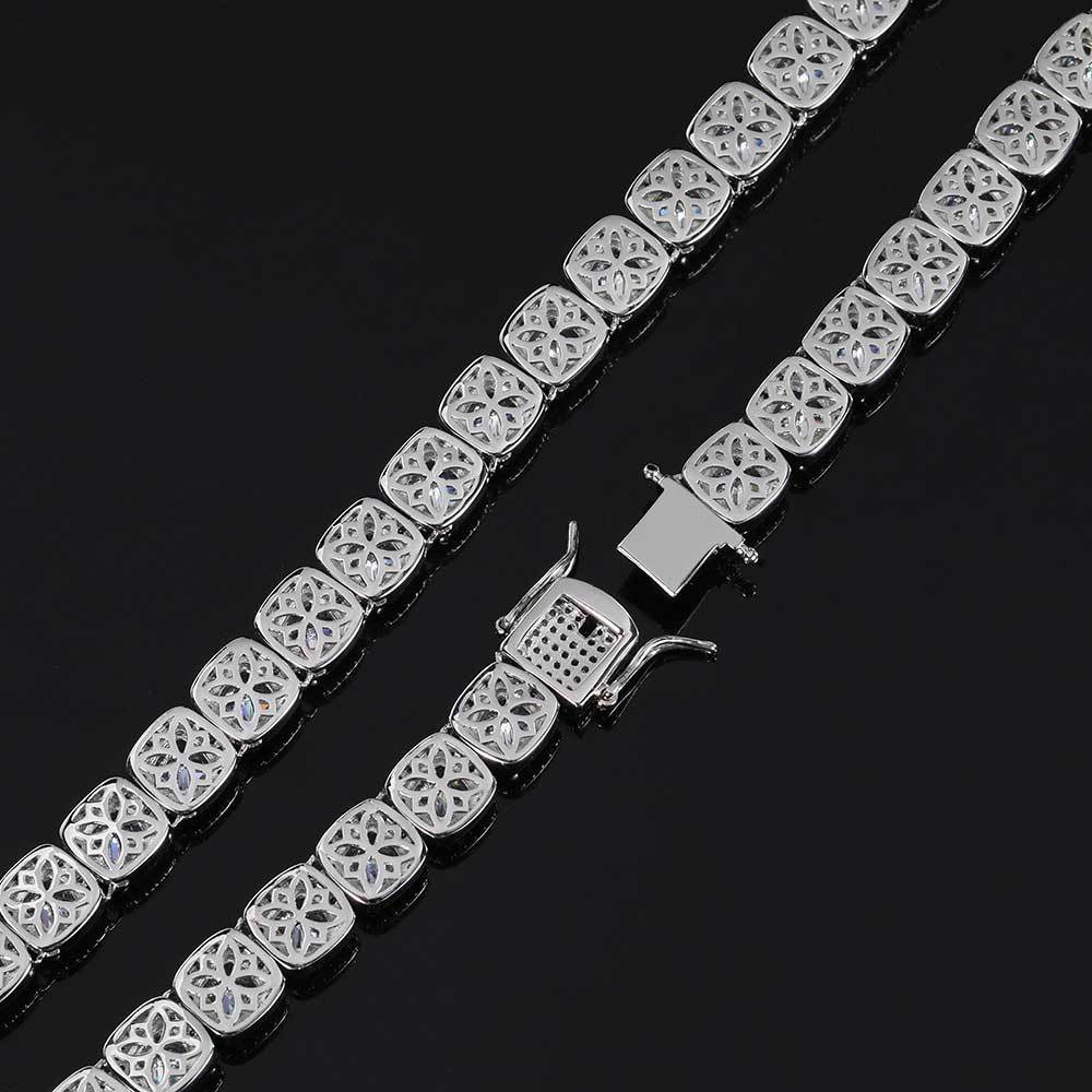 Iced Out 10mm Square Rock Candy Chain - DATNEWDRIP