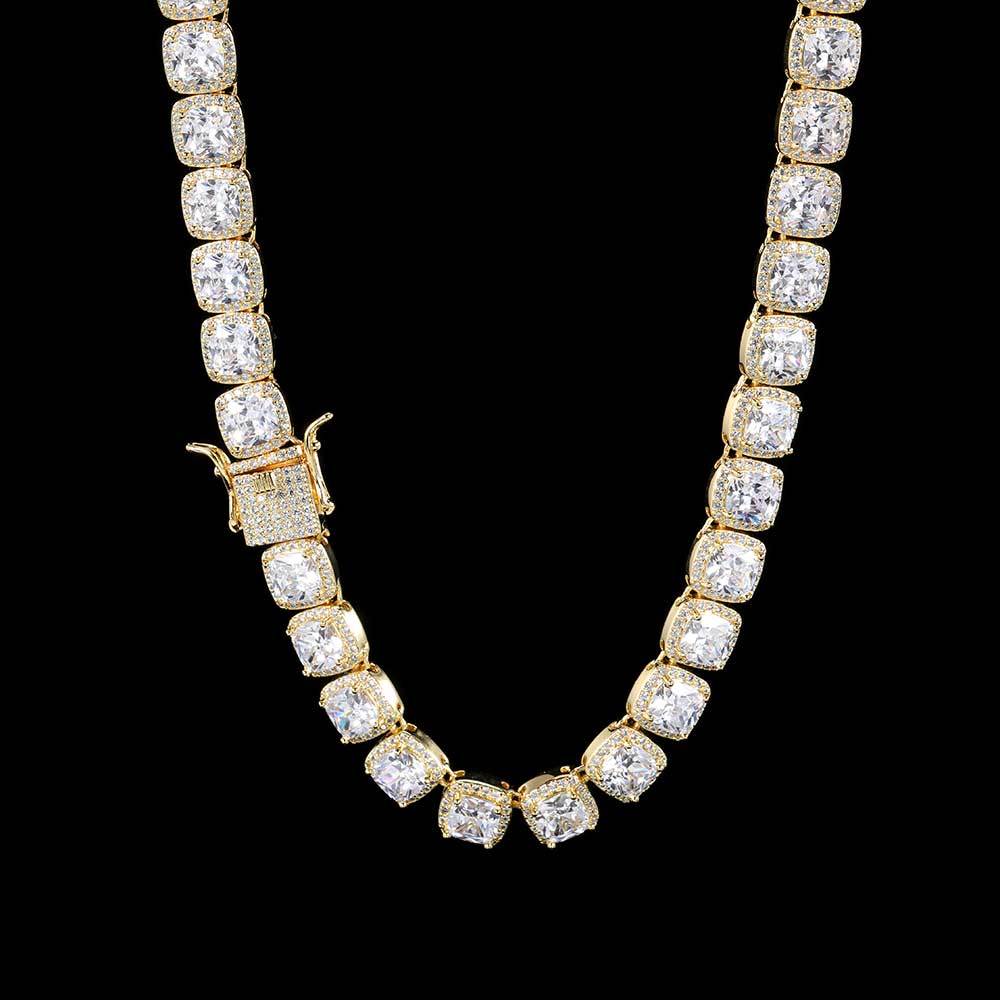 Iced Out 10mm Square Rock Candy Chain - DATNEWDRIP