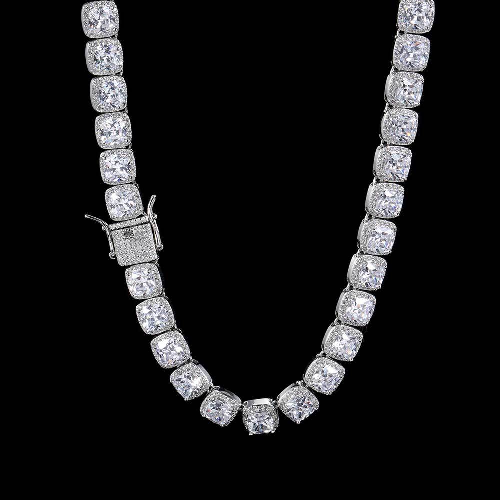 Iced Out 10mm Square Rock Candy Chain - DATNEWDRIP