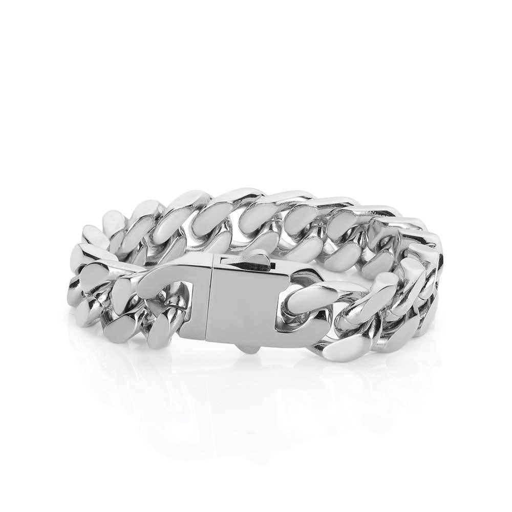 Classic Four Sides Grind Cuban Link Chain - DATNEWDRIP