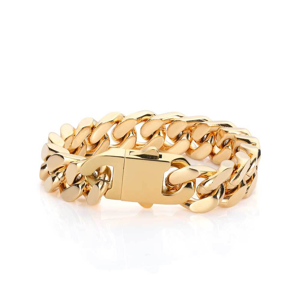 Classic Four Sides Grind Cuban Link Chain - DATNEWDRIP