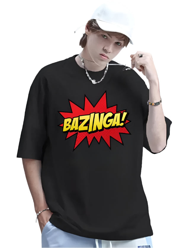 Bazinga Sheldon-Inspired T-Shirt - Mens - DATNEWDRIP