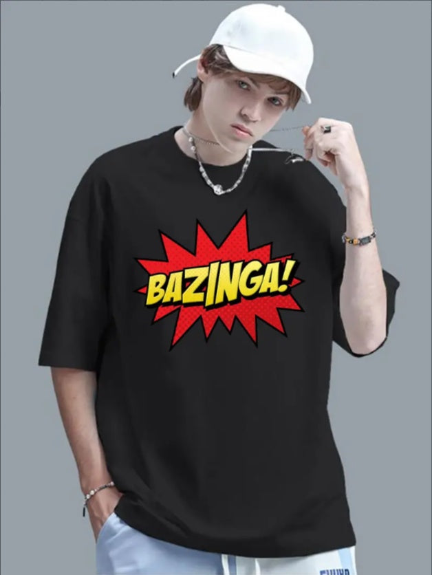 Bazinga Sheldon-Inspired T-Shirt - Mens - DATNEWDRIP