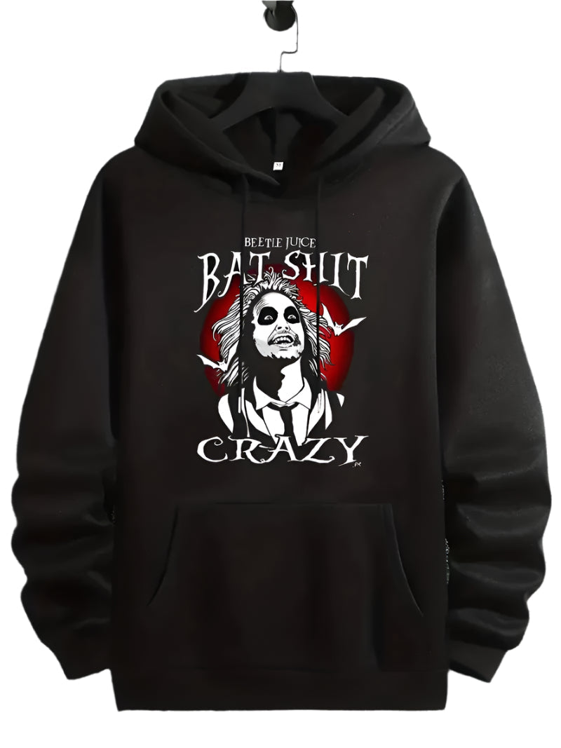 Beetle Juice Bat Crazy Hoodie - Mens - DATNEWDRIP
