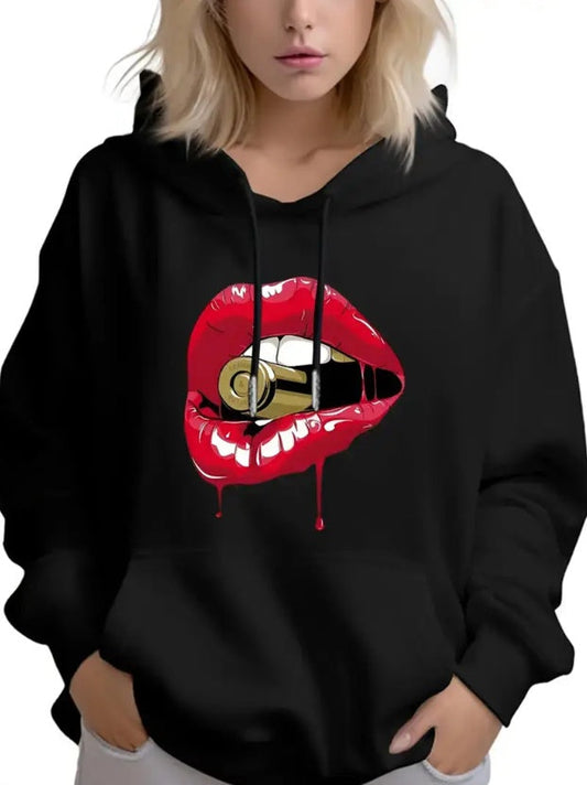 Bite The Bullet Hoodie - Womens - DATNEWDRIP