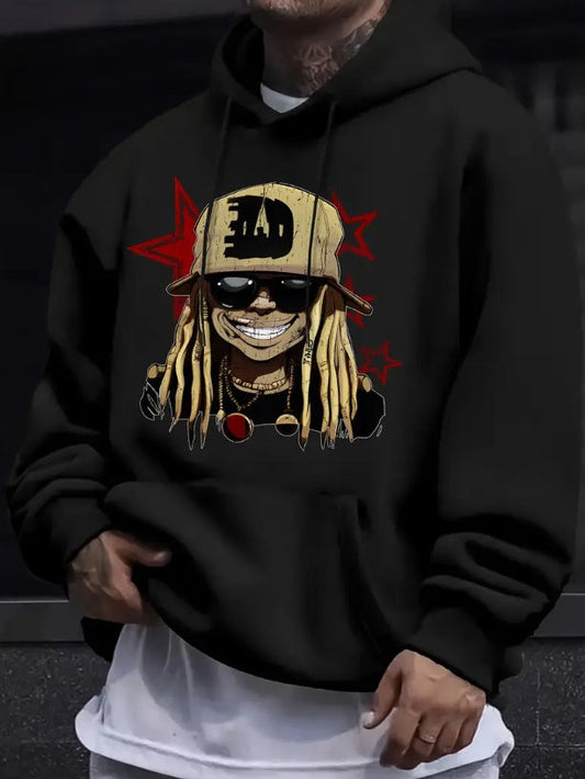 "D" Hip Hop Hoodie - Mens - DATNEWDRIP