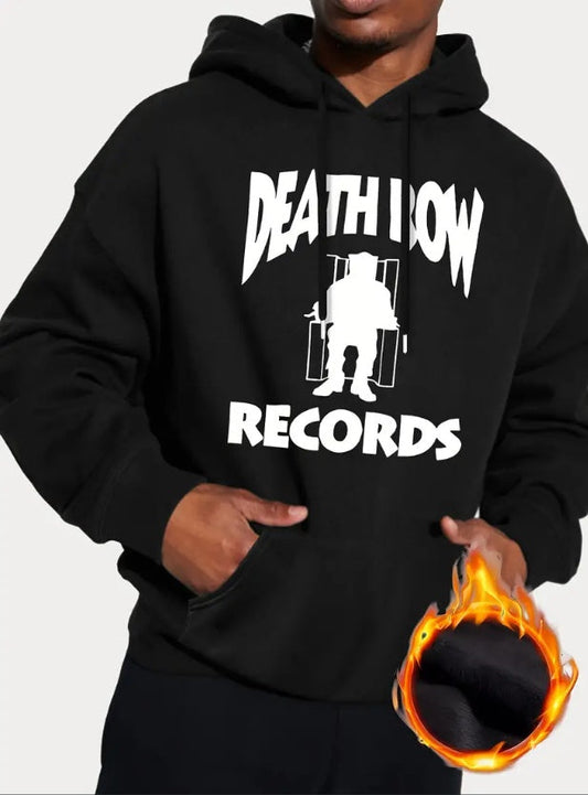 Deathrow Records Hoodie - Mens - DATNEWDRIP