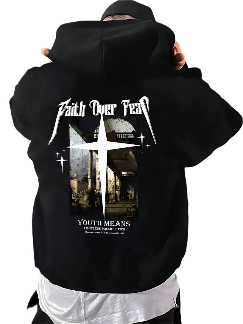 Faith Over Fear Hoodie - Mens - DATNEWDRIP