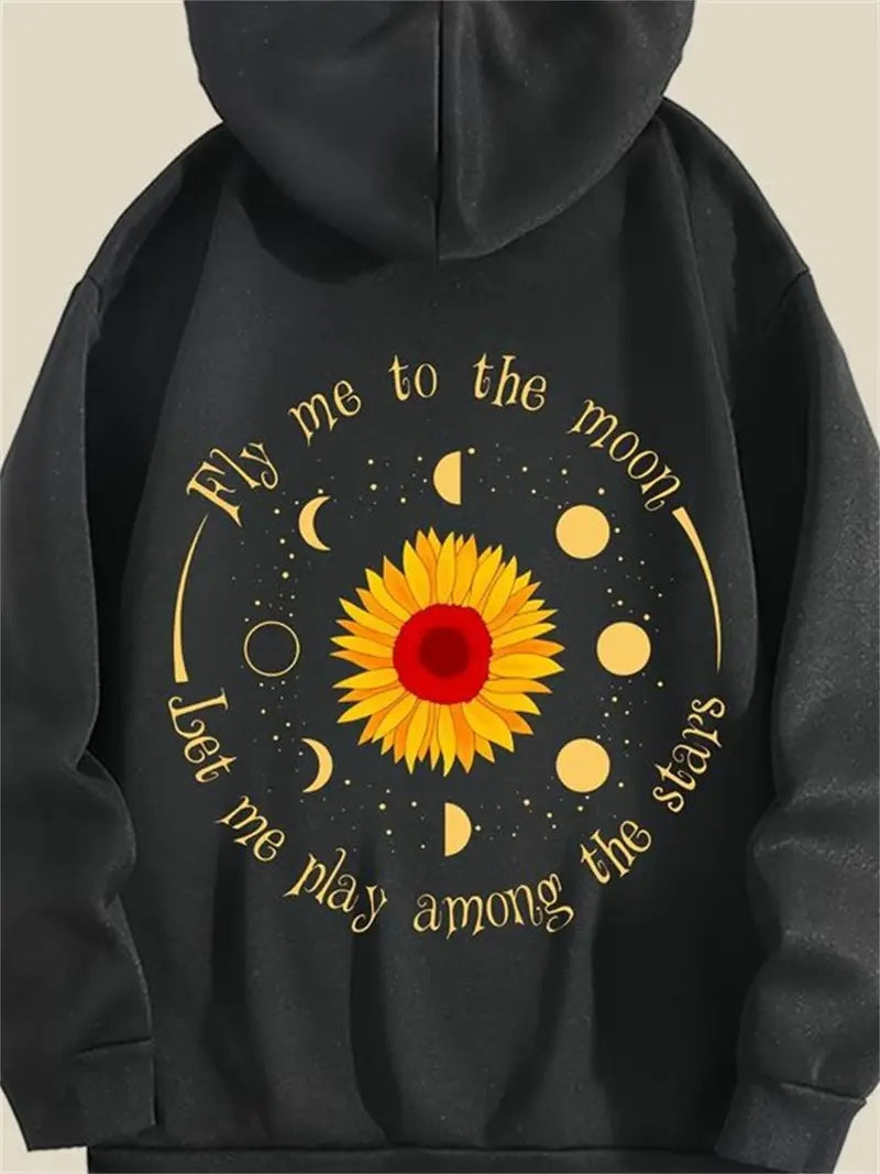 Fly Me To The Moon Hoodie - Womens - DATNEWDRIP