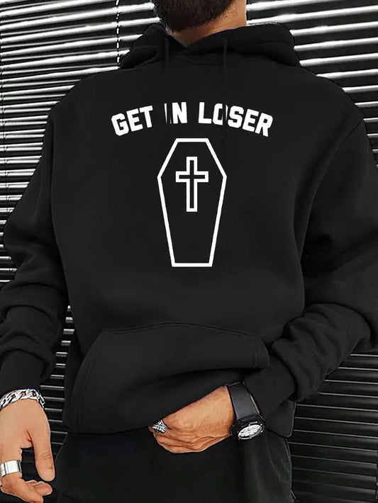 Get In Loser Coffin Hoodie - Mens - DATNEWDRIP