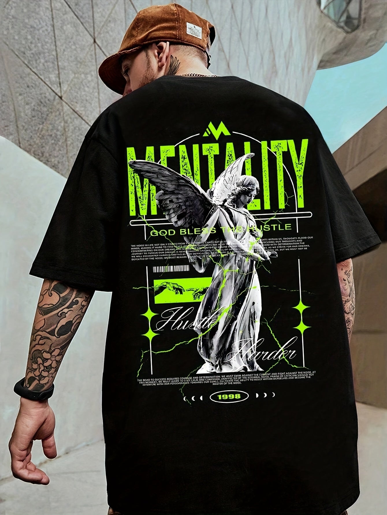 God Bless The Hustle T-Shirt - Mens - DATNEWDRIP