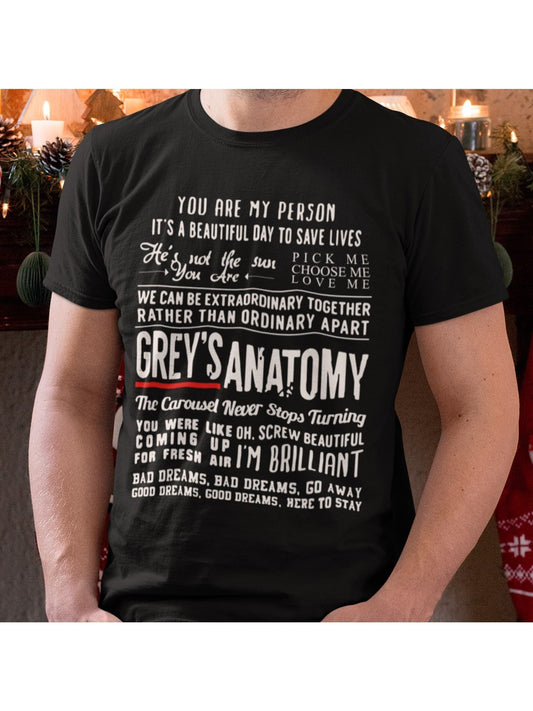 Grey's Anatomy T-Shirt - Mens - DATNEWDRIP