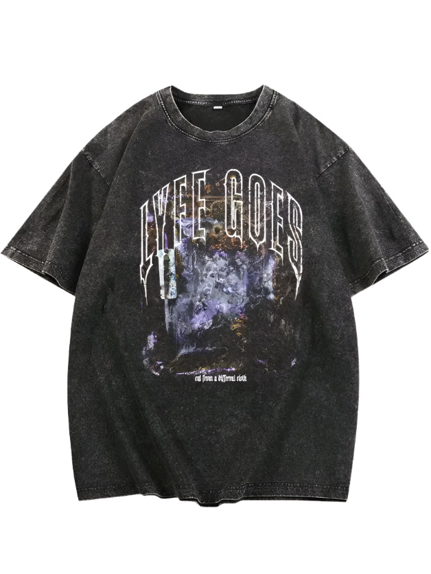 Lyfe Goes T-Shirt - Mens - DATNEWDRIP