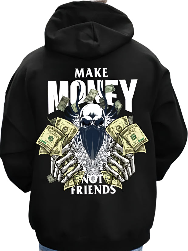 Make Money Not Friends Hoodie - Mens - DATNEWDRIP