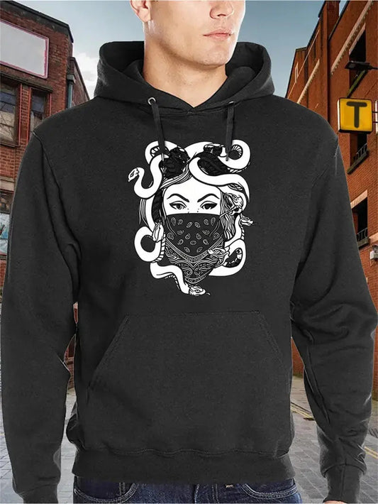 Masked Medusa Hoodie - Mens - DATNEWDRIP