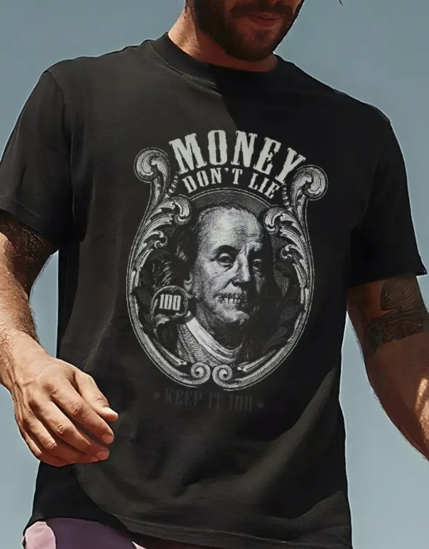 Money Dont Lie T-Shirt - Mens - DATNEWDRIP