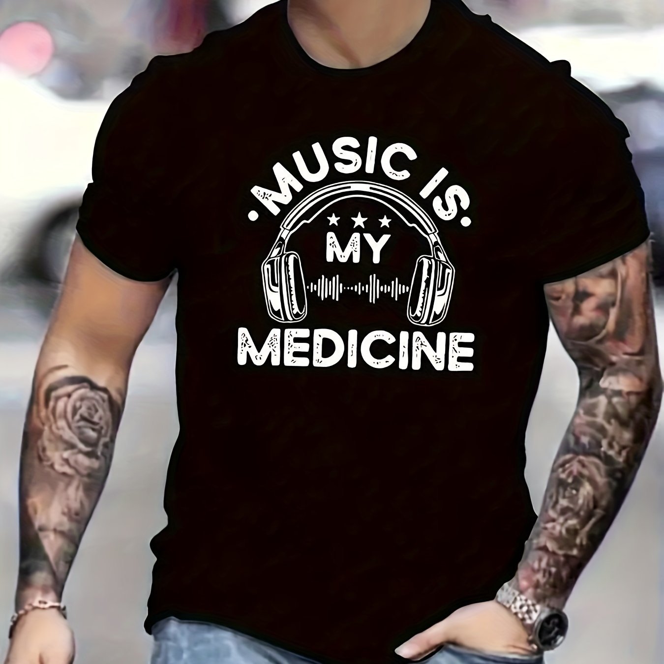 Music Is My Medicine T-Shirt - Mens - DATNEWDRIP