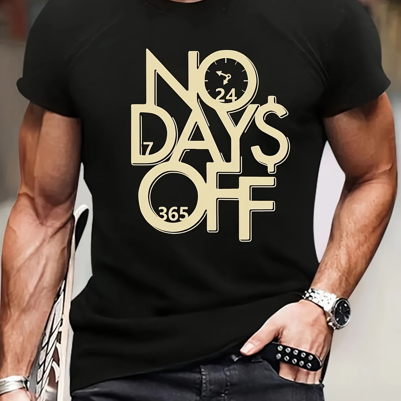 No Days Off T-Shirt - Mens - DATNEWDRIP