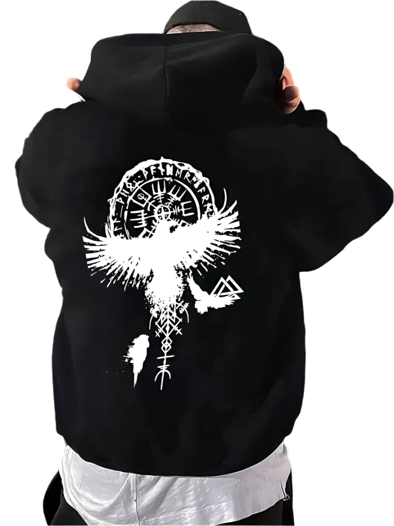Odins Raven Hoodie - Mens - DATNEWDRIP