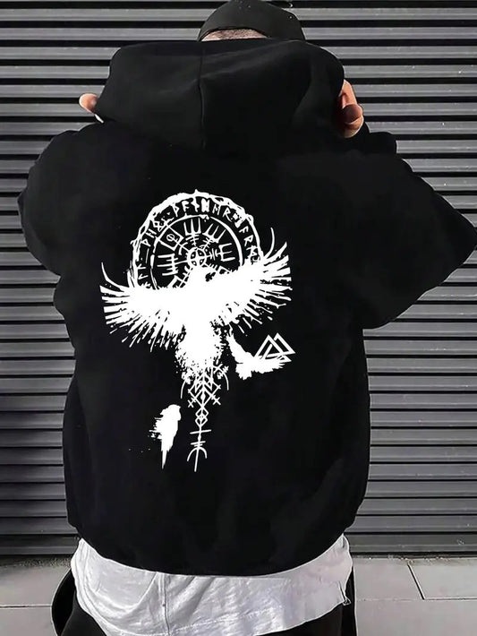 Odins Raven Hoodie - Mens - DATNEWDRIP