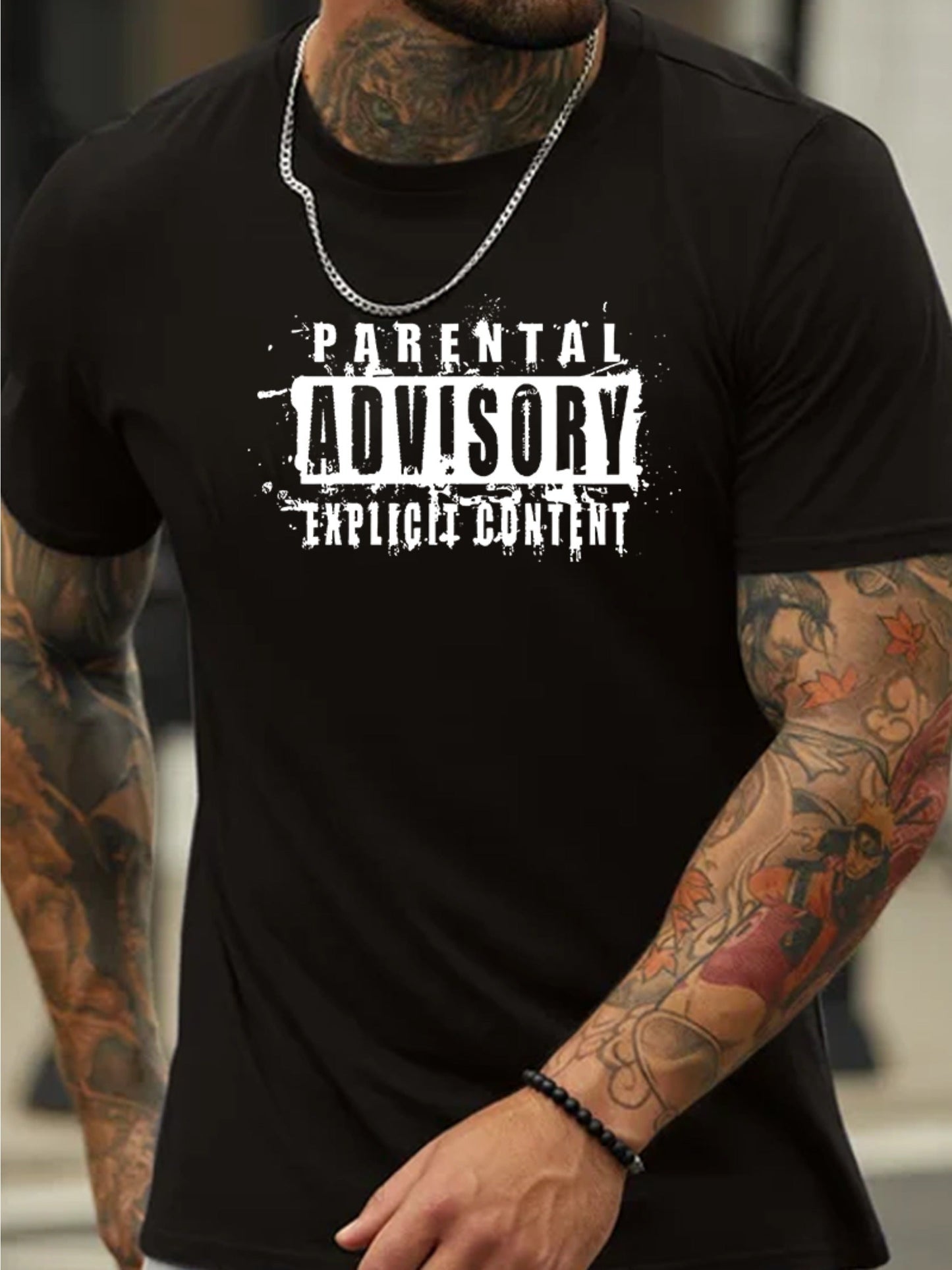 Parental Advisory T-Shirt - Mens - DATNEWDRIP
