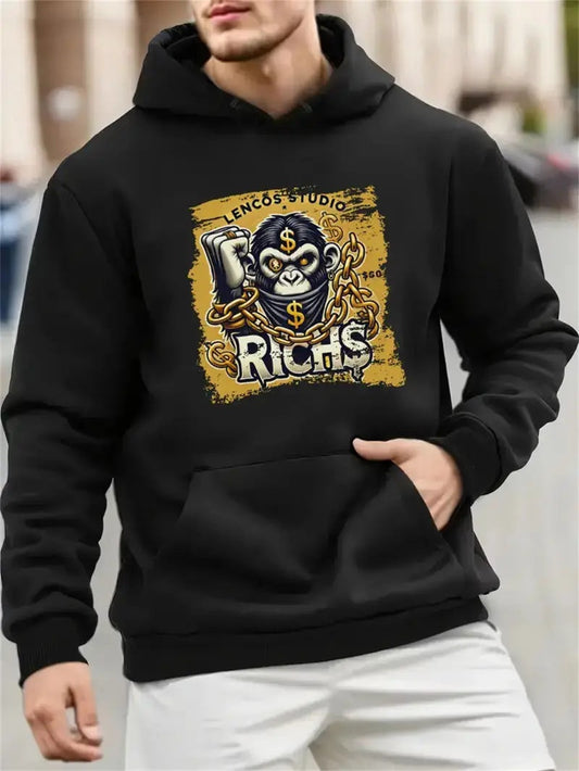 Rich Monkey Hoodie - Mens - DATNEWDRIP