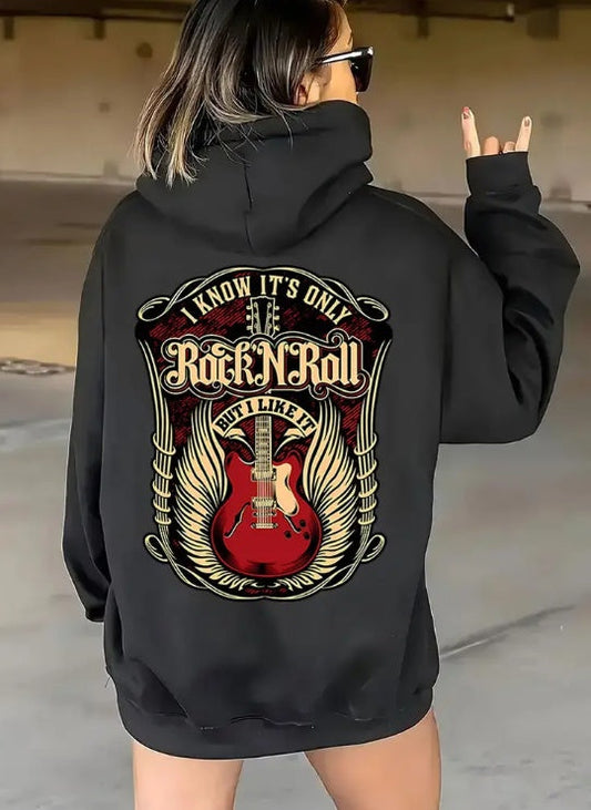 Rock N Roll Hoodie - Womens - DATNEWDRIP