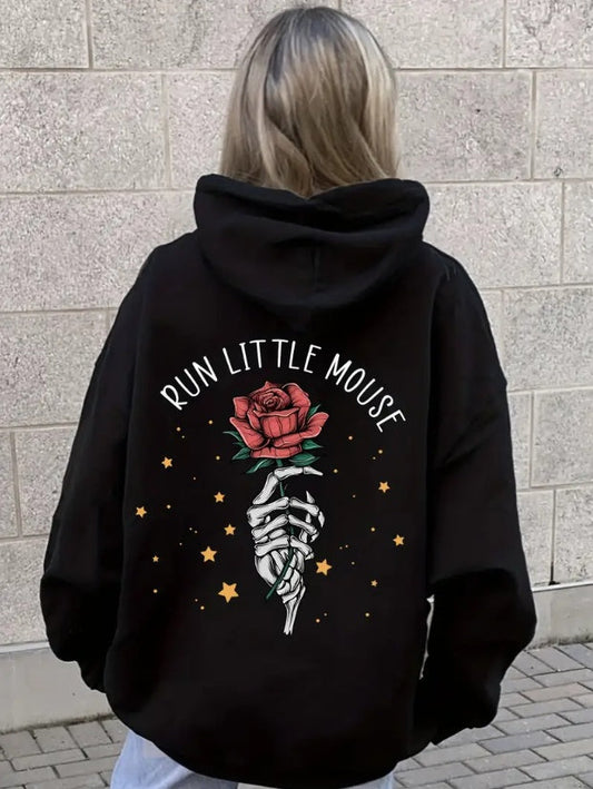 Run Little Mouse Hoodie - Womens - DATNEWDRIP