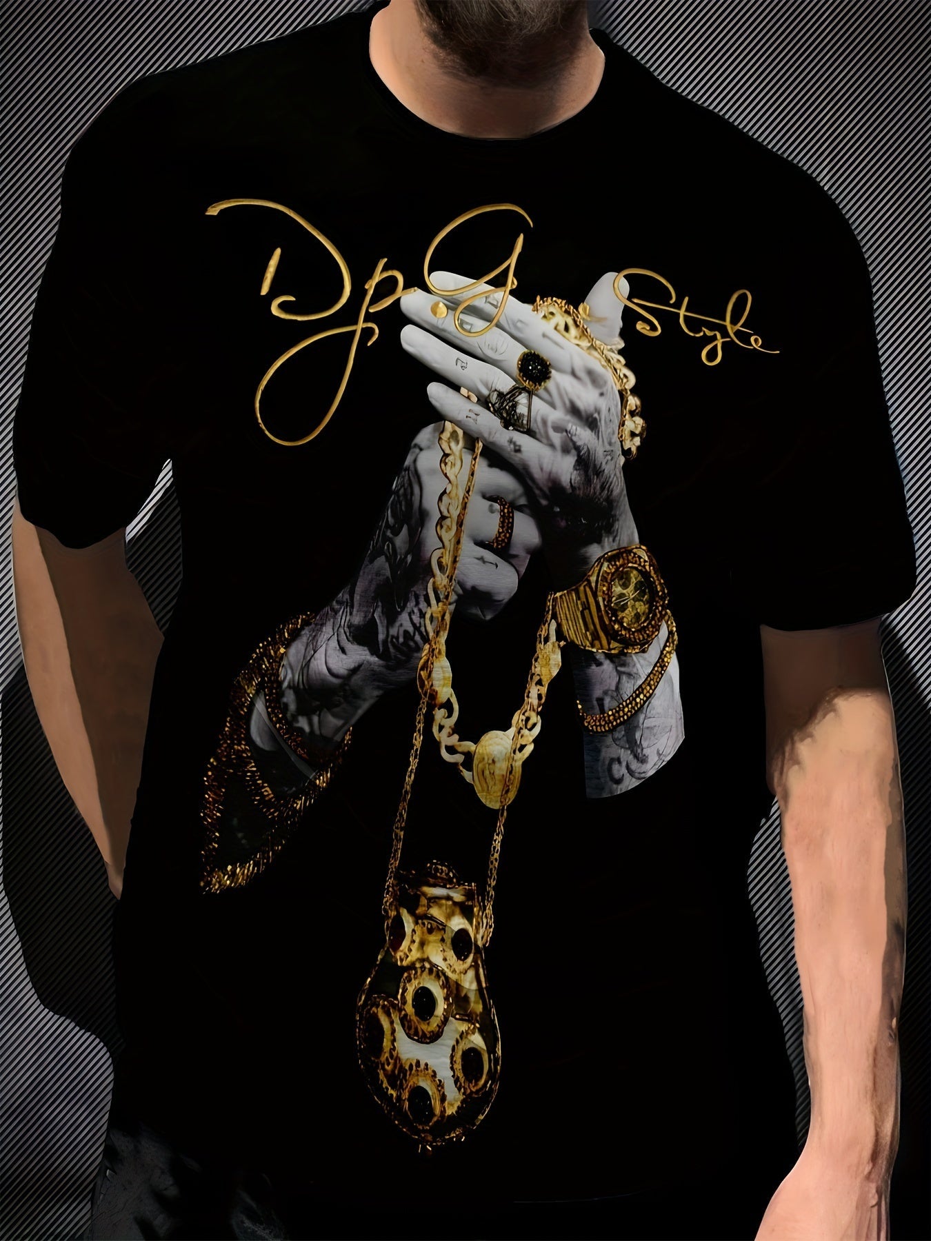 Signature Gold T-Shirt - Mens - DATNEWDRIP