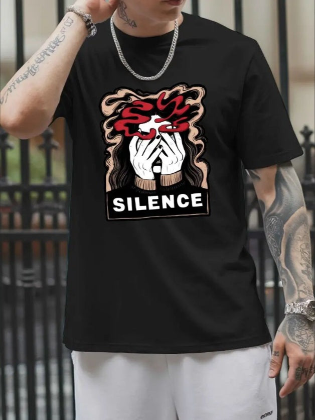 Silence T-Shirt - Mens - DATNEWDRIP