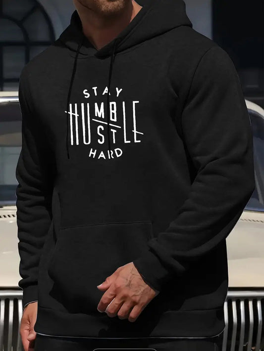 Stay Humble Hustle Hard Hoodie - Mens - DATNEWDRIP