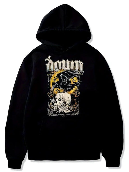 System Of A Down Crow Hoodie - Mens - DATNEWDRIP