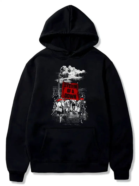 System Of A Down Hoodie - Mens - DATNEWDRIP