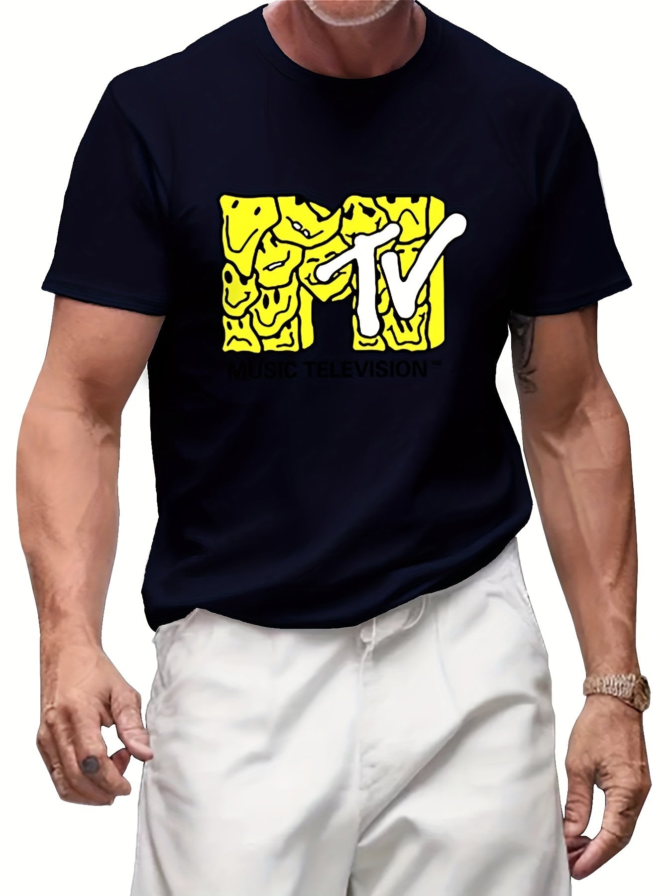 MTV Melted Smileys T-Shirt - Mens - DATNEWDRIP