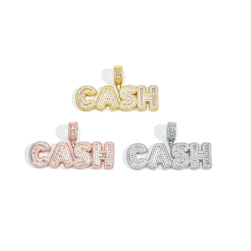Iced Out CASH Pendant