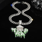 DATNEWDRIP Iced Out TRAP Pendant