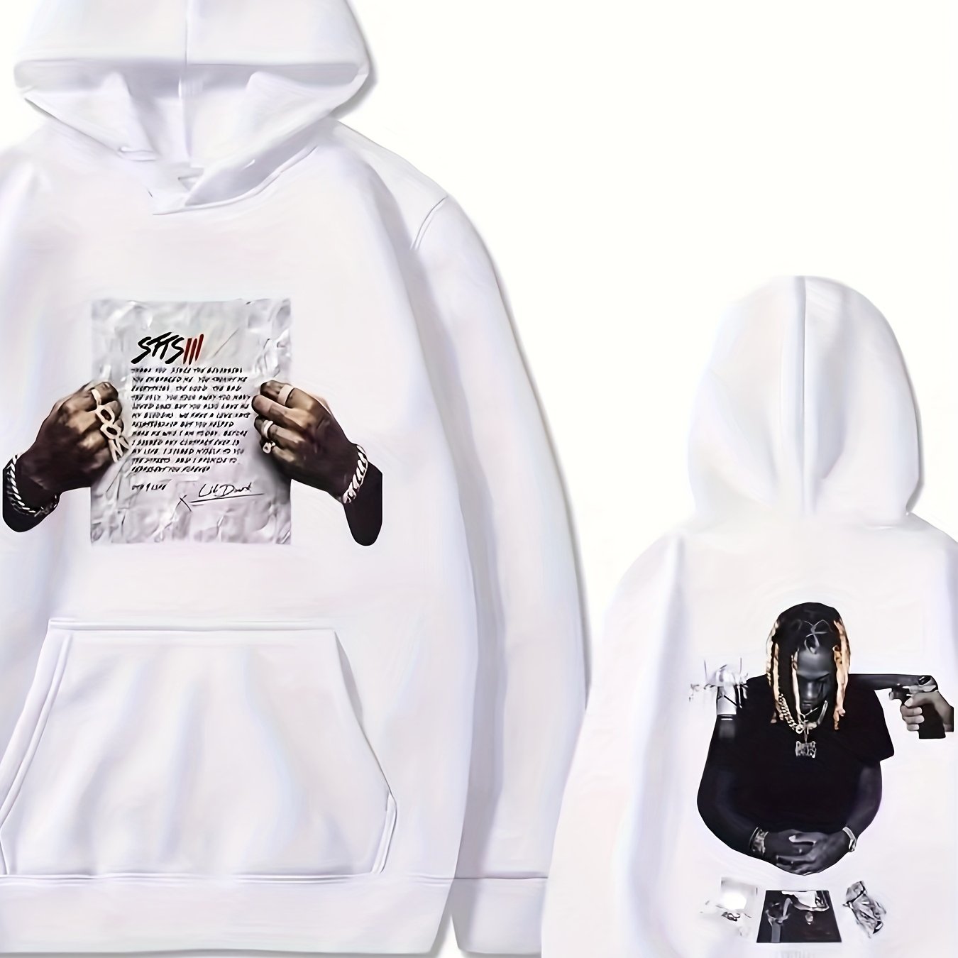 Lil Durk Social Distancing Graphic Hoodie