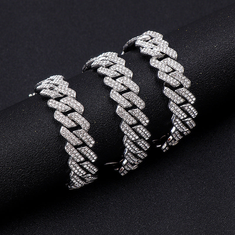 14mm Diamond Full Diamond Fashion Hip Hop Chain Cuban Necklace