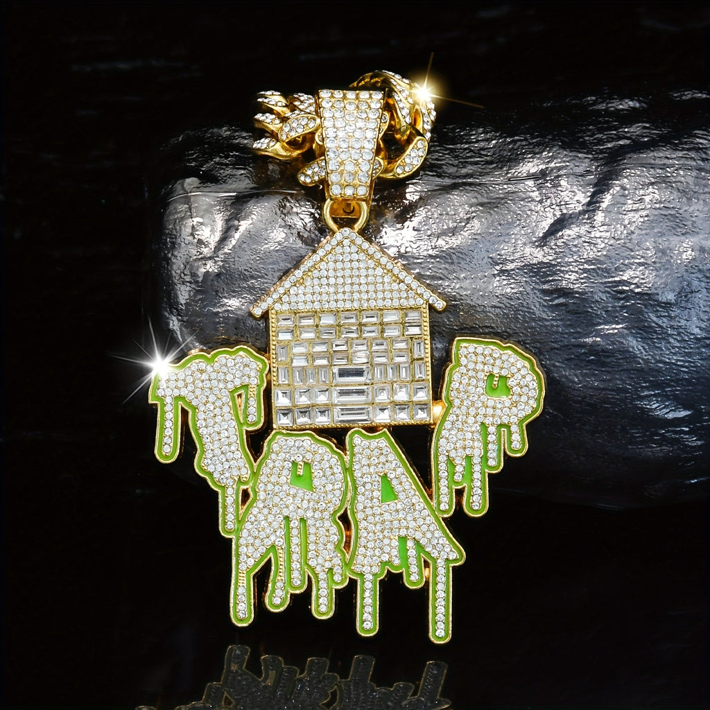 DATNEWDRIP Iced Out TRAP Pendant